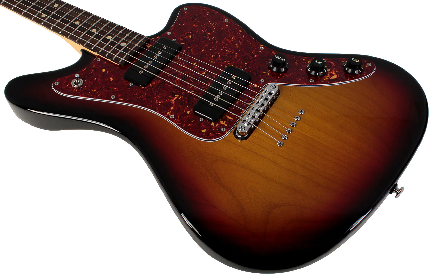 Suhr Classic JM Guitar, 3-Tone Sunburst, S90, TP6 - Image 4