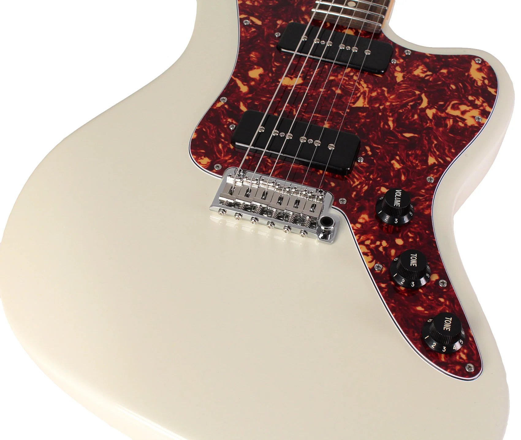 Suhr Classic JM Guitar, Olympic White, S90, 510 - Image 3