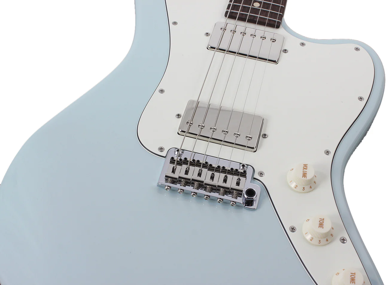 Suhr Classic JM Guitar, Sonic Blue, HH, 510 - Image 3