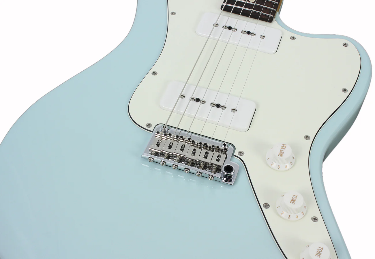 Suhr Classic JM Guitar, Sonic Blue, S90, 510 - Image 4