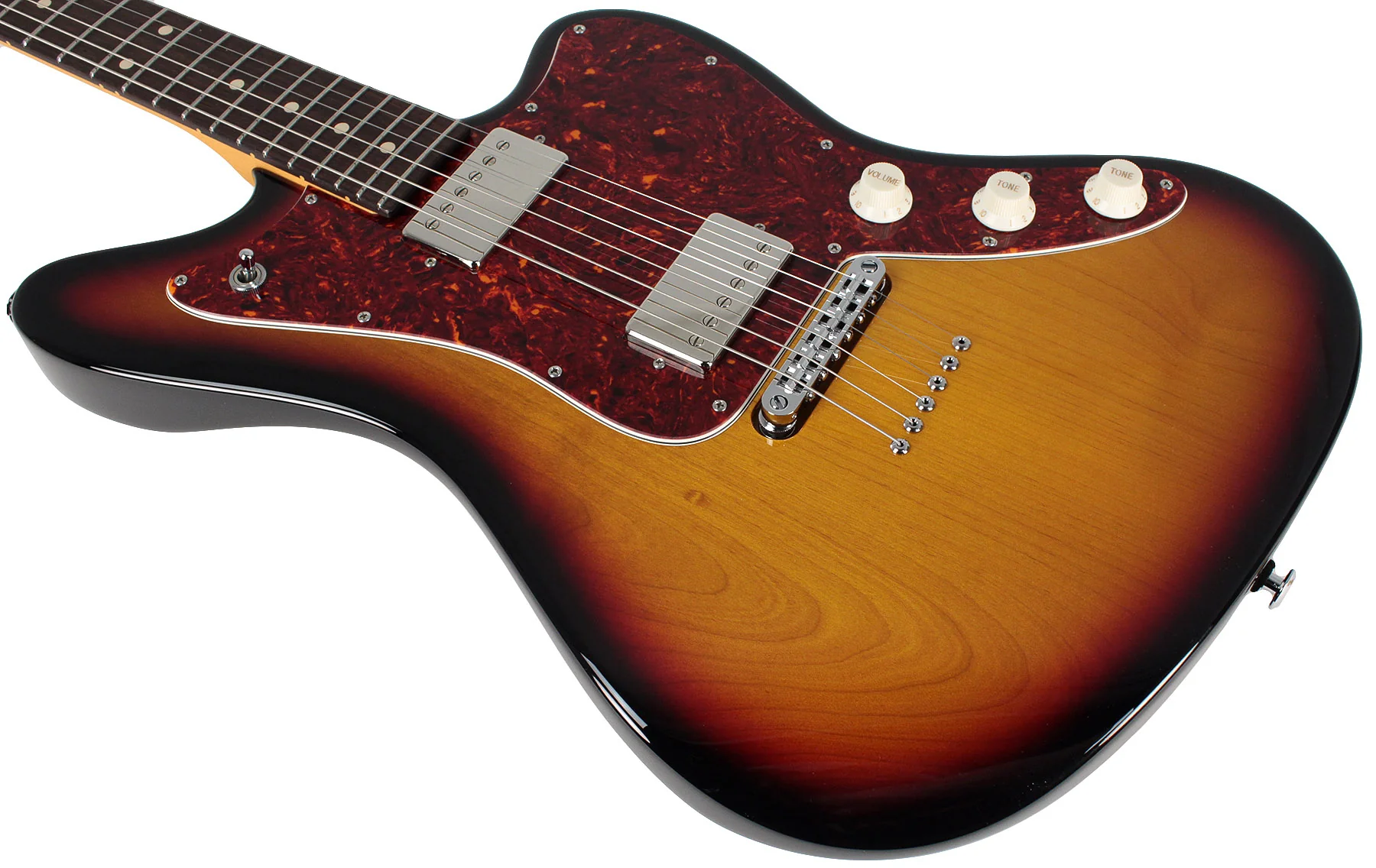 Suhr Classic JM Guitar, 3-Tone Burst, HH, TP6 - Image 4