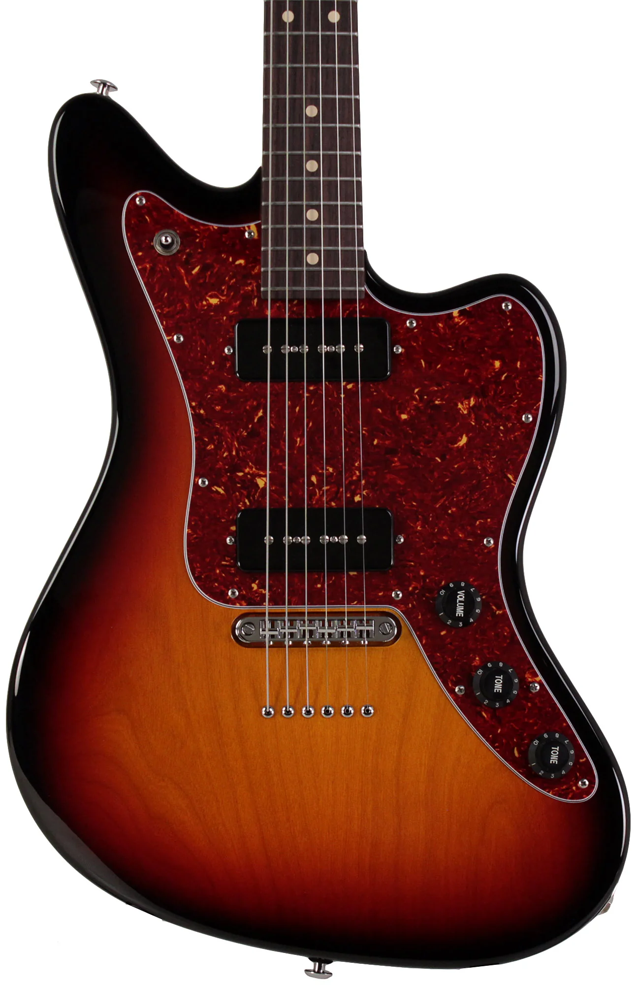 Suhr Classic JM Guitar, 3-Tone Sunburst, S90, TP6 - Image 5