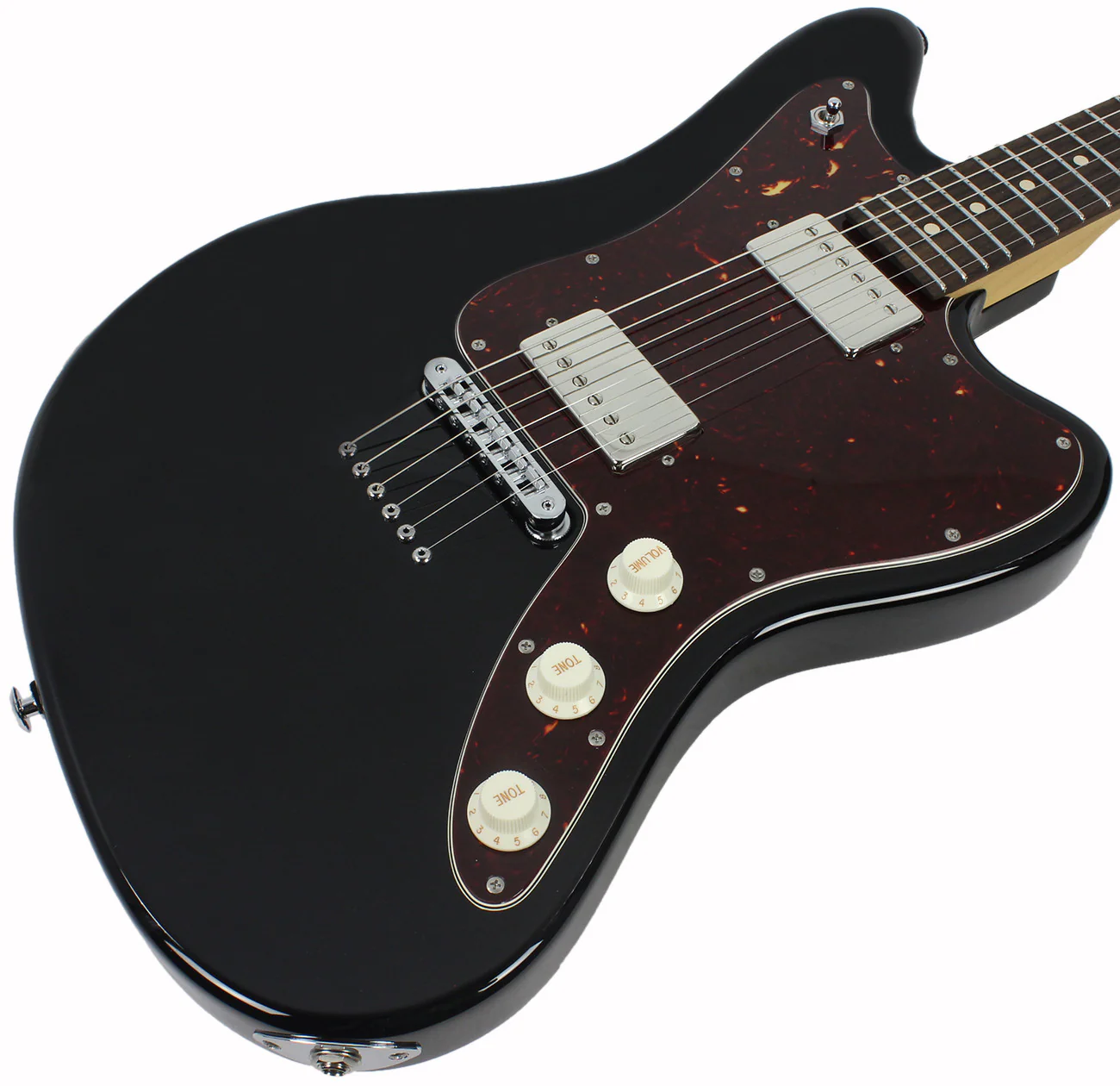 Suhr Classic JM Pro Guitar - Black, HH, TP6 - Image 5