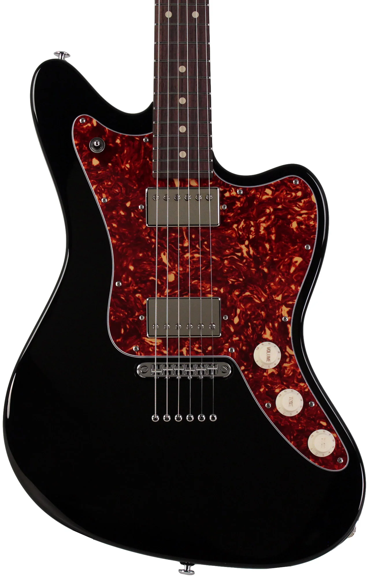 Suhr Classic JM Guitar, Black, HH, TP6 - Image 5