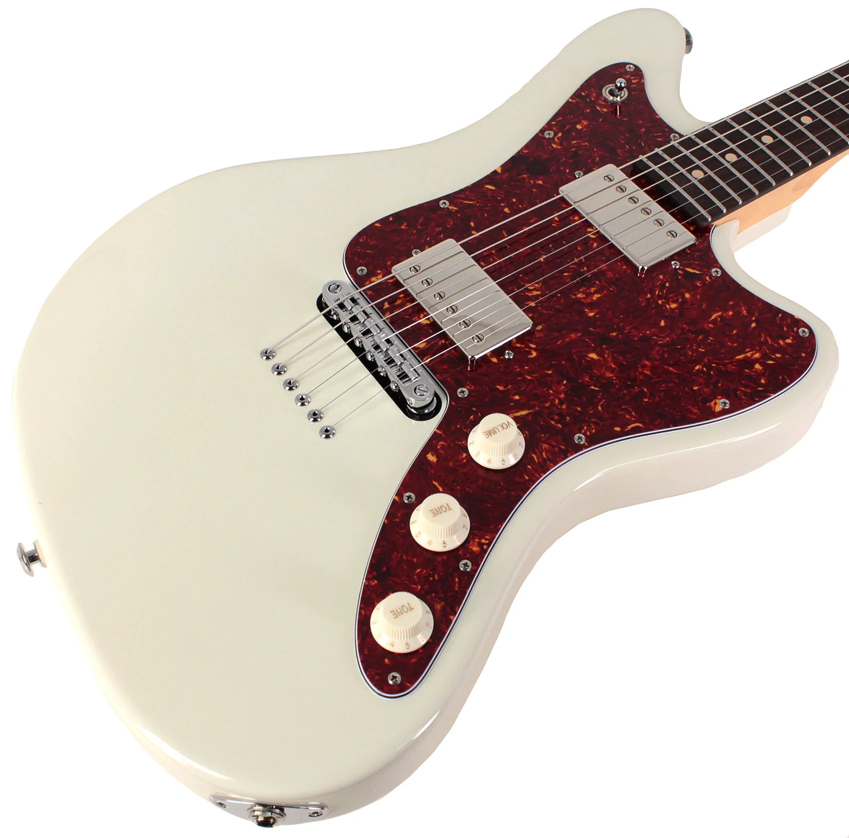 Suhr Classic JM Guitar, Olympic White, HH, TP6 - Image 2