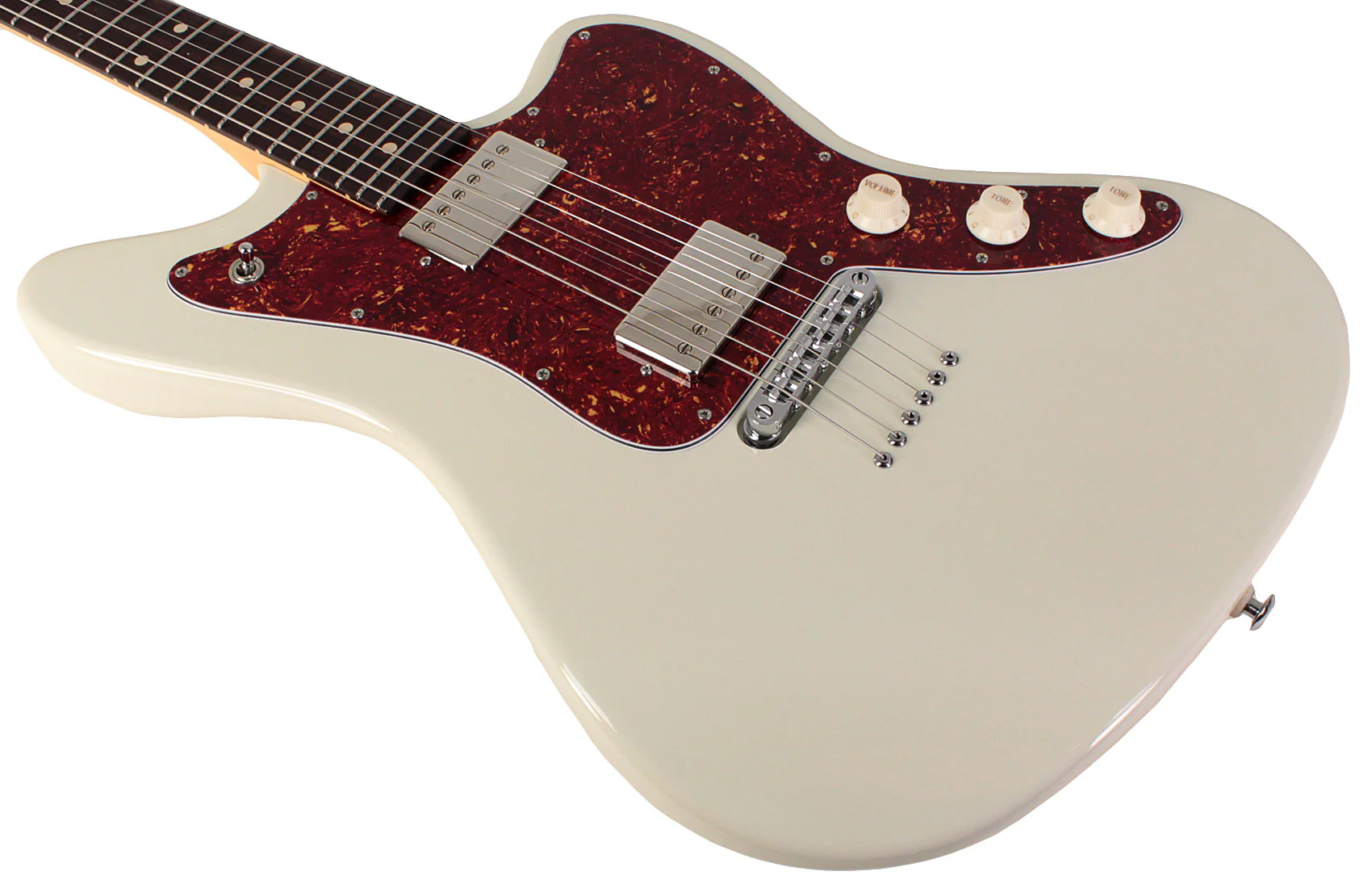 Suhr Classic JM Guitar, Olympic White, HH, TP6 - Image 4