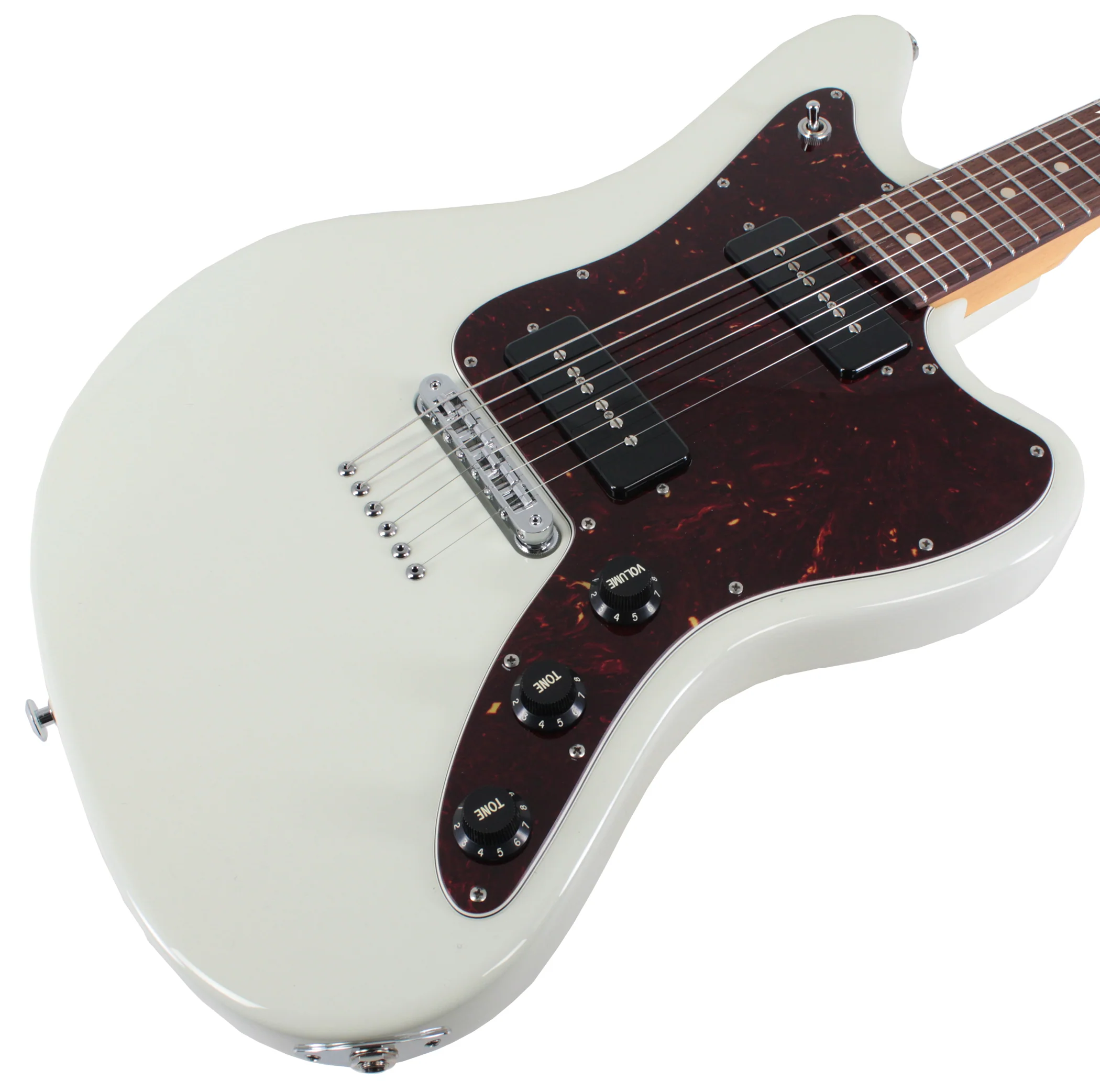Suhr Classic JM Guitar, Olympic White, SS, TP6 - Image 2