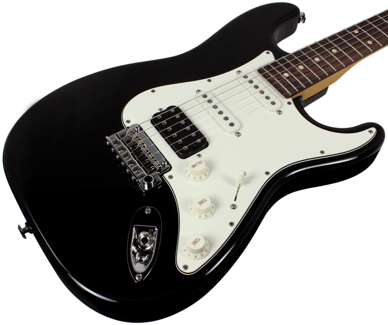 Suhr Classic Pro HSS Guitar - Black, Rosewood - Image 3