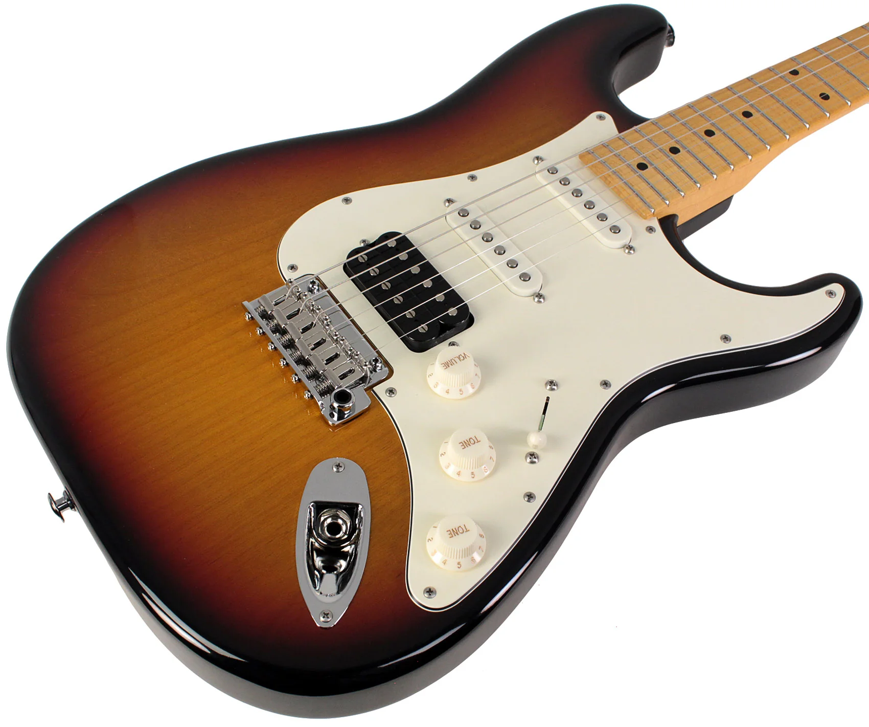 Suhr Classic S Antique Guitar, 3-Tone Burst, Maple, HSS - Image 2