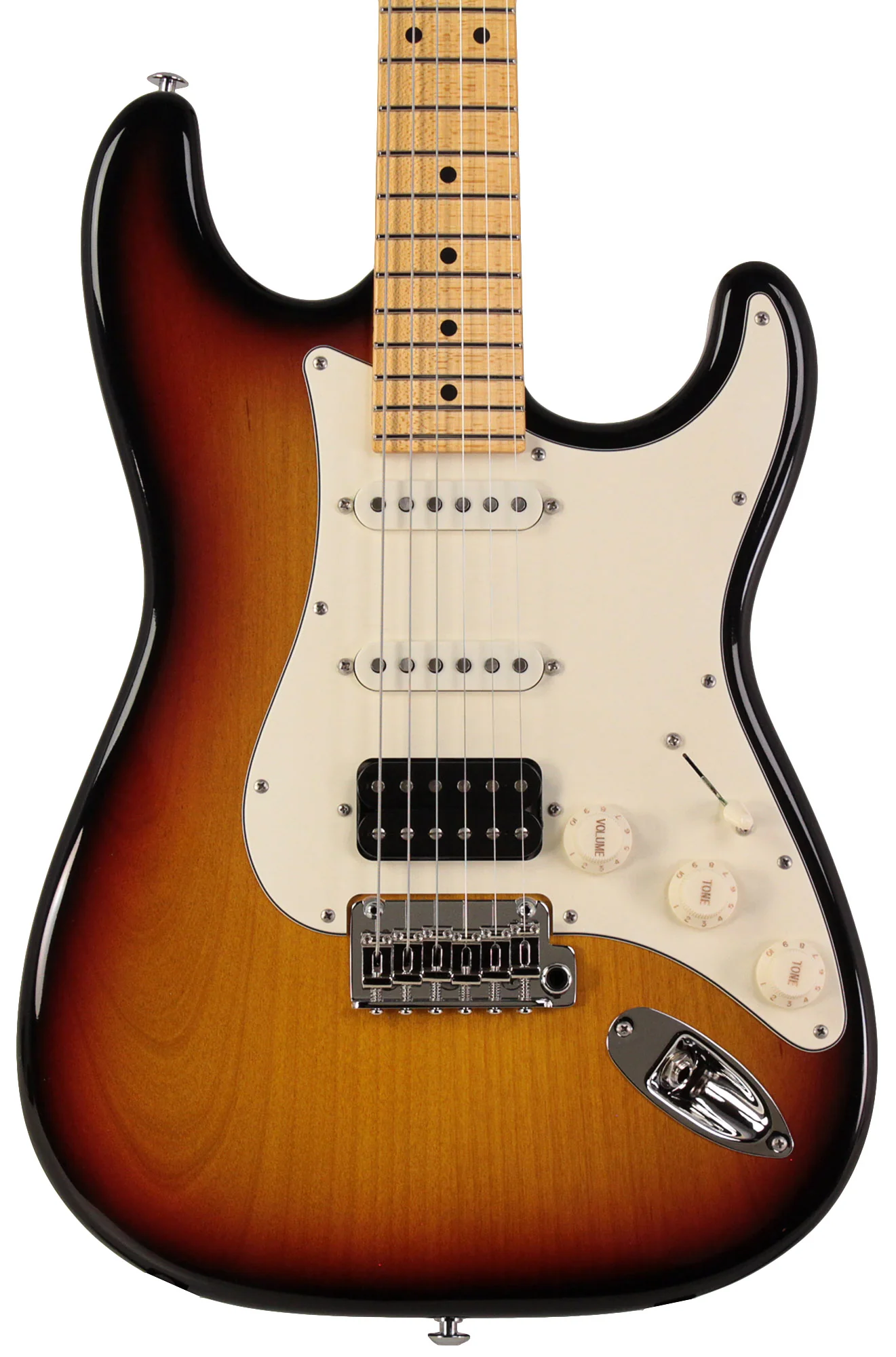 Suhr Classic S Antique Guitar, 3-Tone Burst, Maple, HSS - Image 5