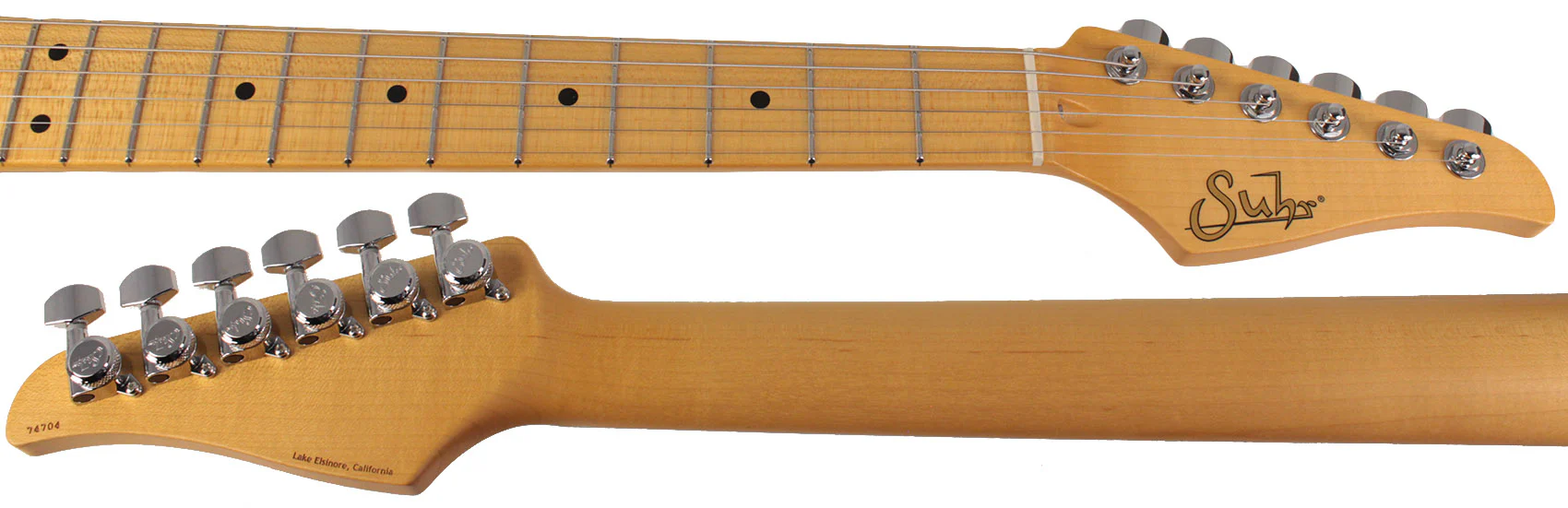 Suhr Classic S Antique Guitar, 3-Tone Burst, Maple, HSS - Image 8