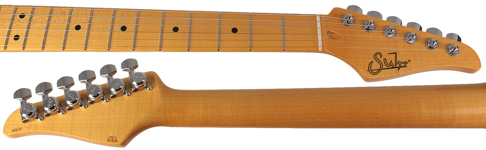 Suhr Classic S Antique Guitar, 3-Tone Burst, Maple, HSS - Image 8
