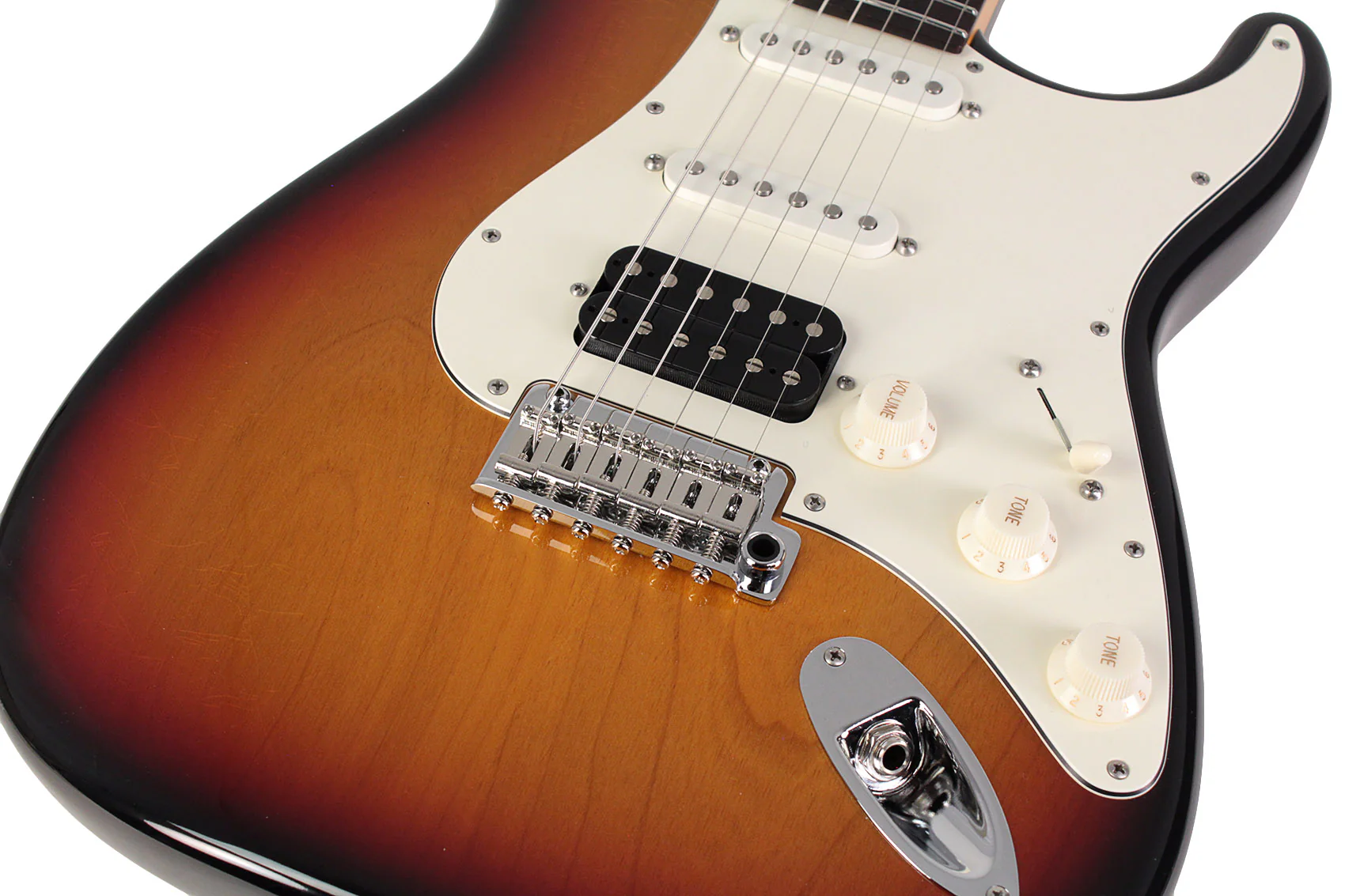 Suhr Classic S Antique Guitar, 3-Tone Burst, Rosewood, HSS - Image 3