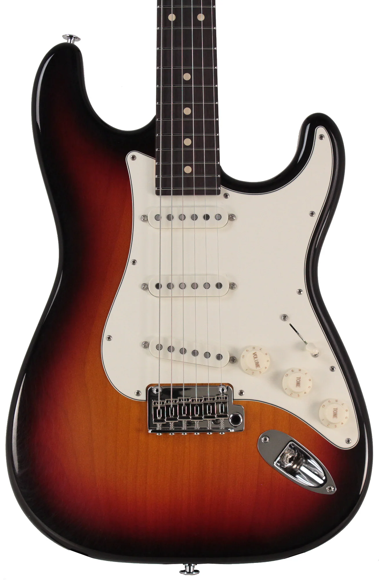 Suhr Classic S Antique Guitar, 3-Tone Burst, Rosewood - Image 5