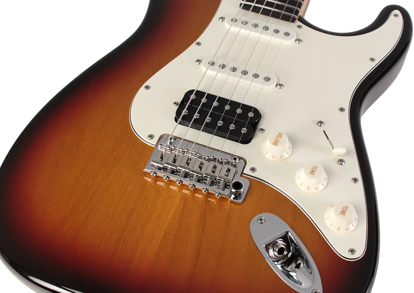 Suhr Classic S HSS Antique Guitar, 3-Tone Burst, Rosewood - Image 3