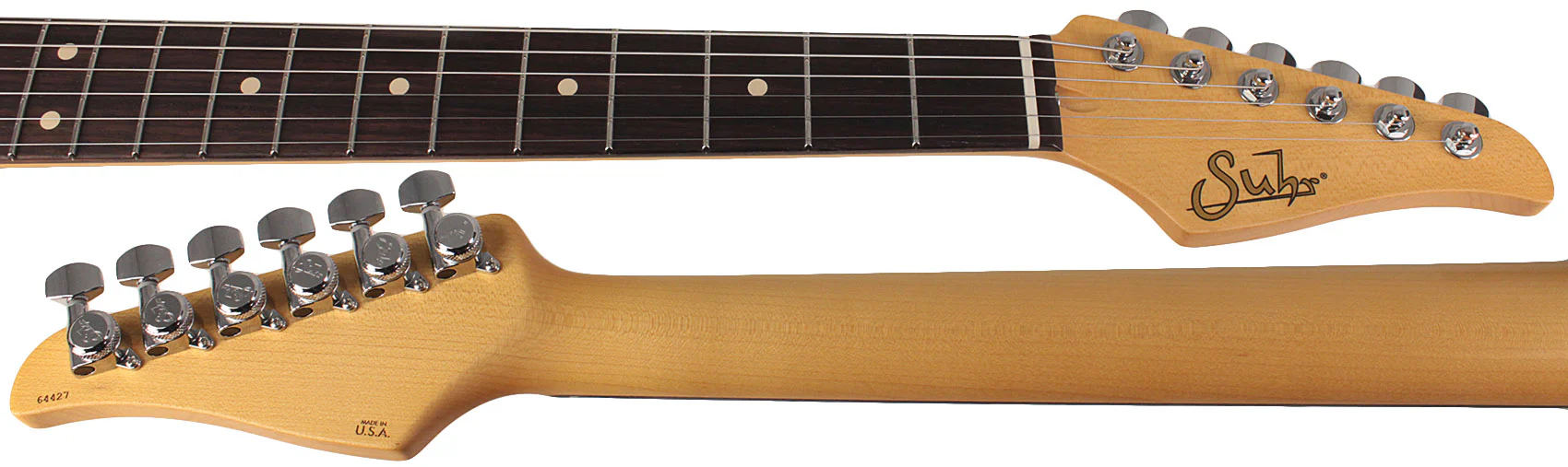 Suhr Classic S HSS Antique Guitar, 3-Tone Burst, Rosewood - Image 8