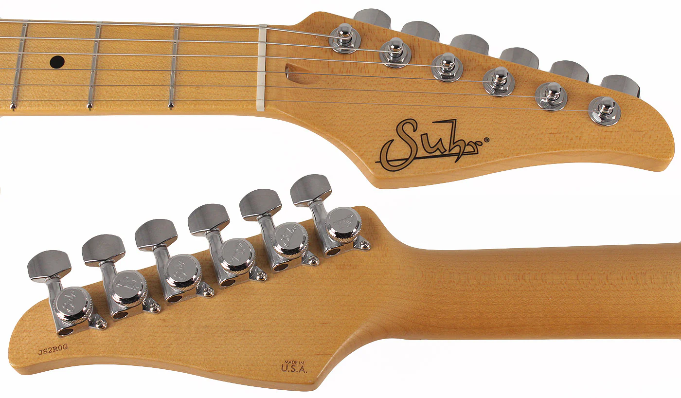 Suhr Classic S Antique Guitar, Black, Maple - Image 7