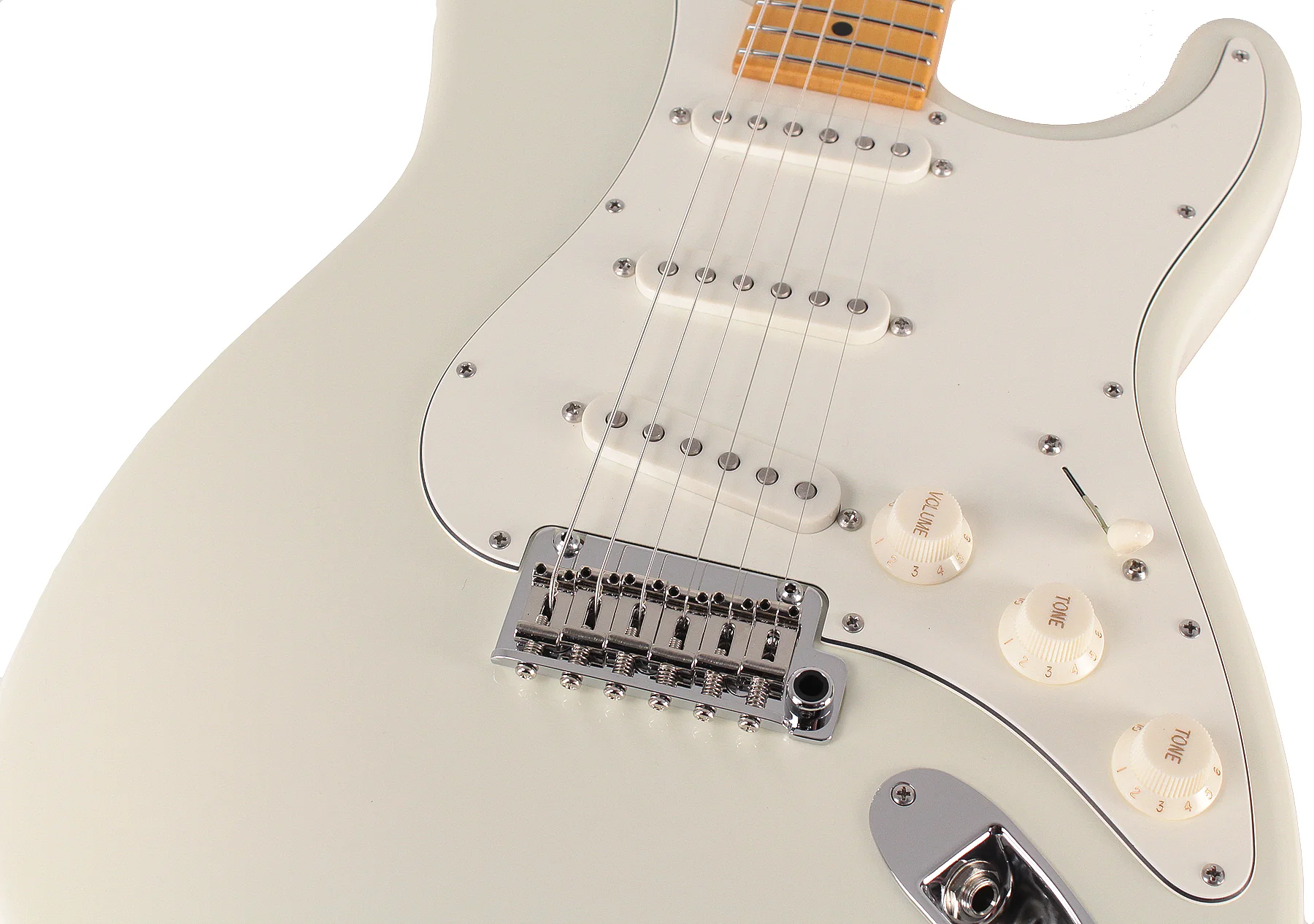Suhr Classic S Antique Guitar, Olympic White, Maple - Image 4