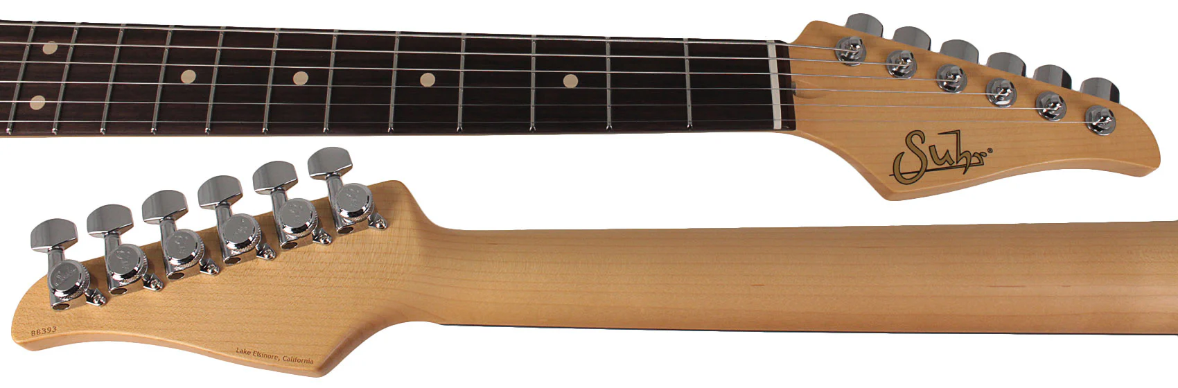 Suhr Classic S HSS Antique Guitar, Olympic White, Rosewood - Image 8
