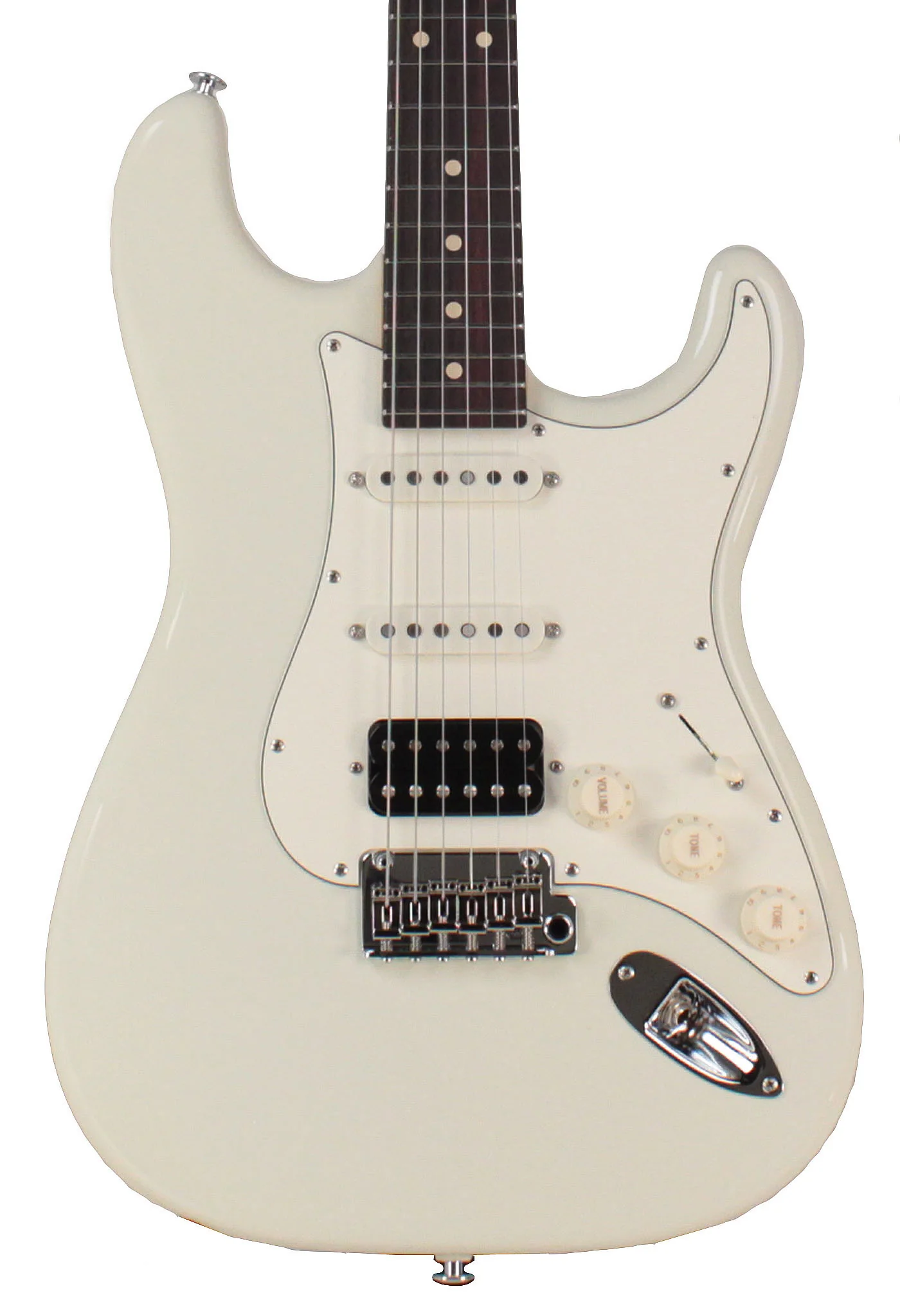 Suhr Classic S Antique Guitar, Olympic White, Rosewood, HSS - Image 5