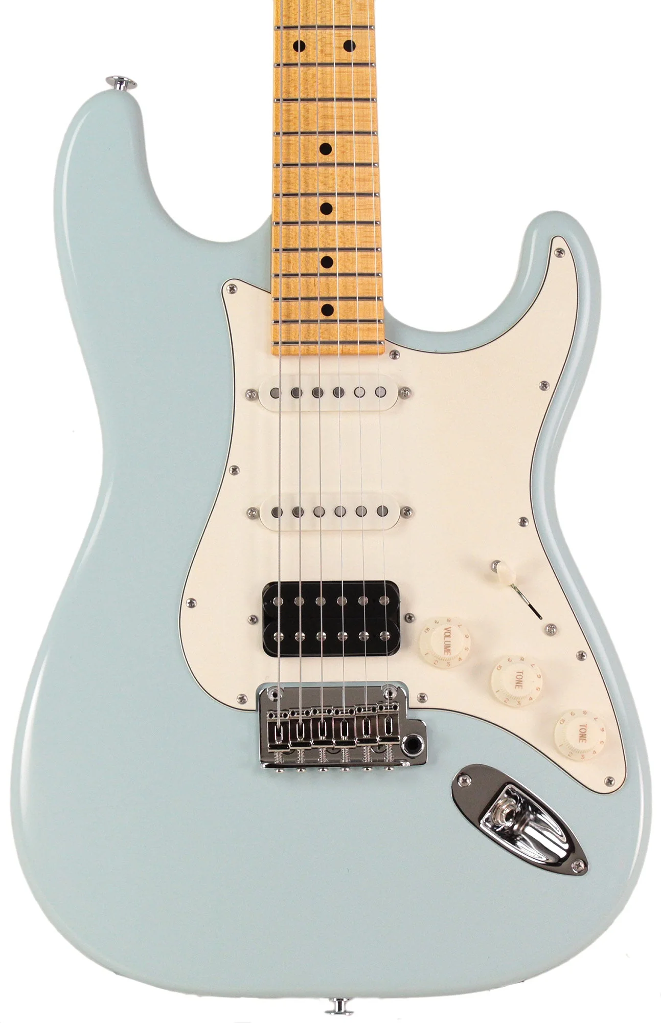 Suhr Classic S Antique Guitar, Sonic Blue, Maple, HSS - Image 5