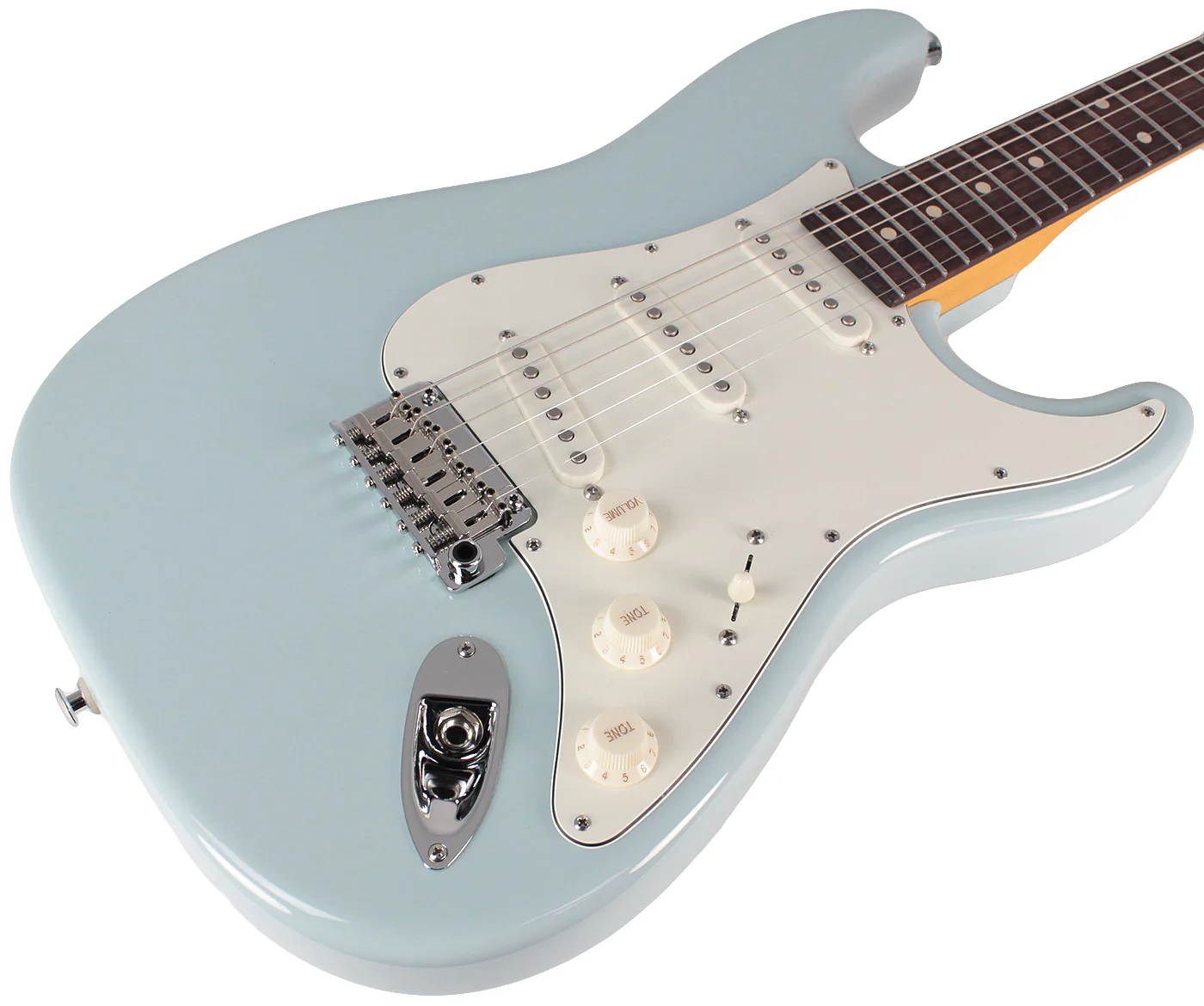 Suhr Classic S Antique Guitar, Sonic Blue, Rosewood - Image 2