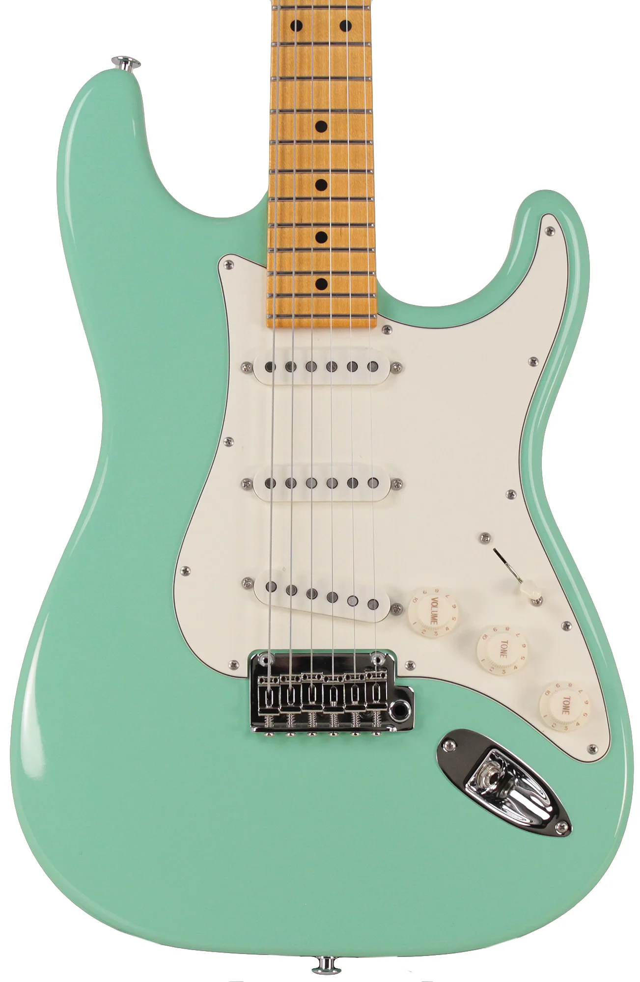 Suhr Classic S Antique Guitar, Surf Green, Maple - Image 5