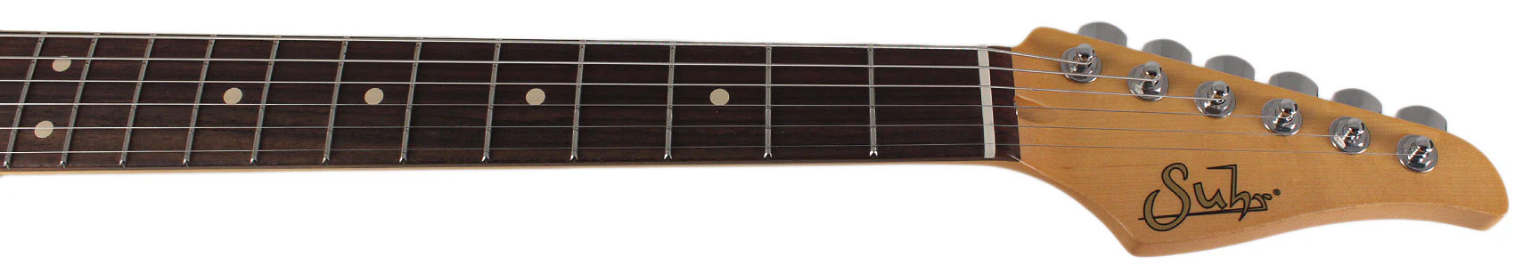 Suhr Classic S Antique Guitar, Vintage Yellow, Rosewood - Image 8