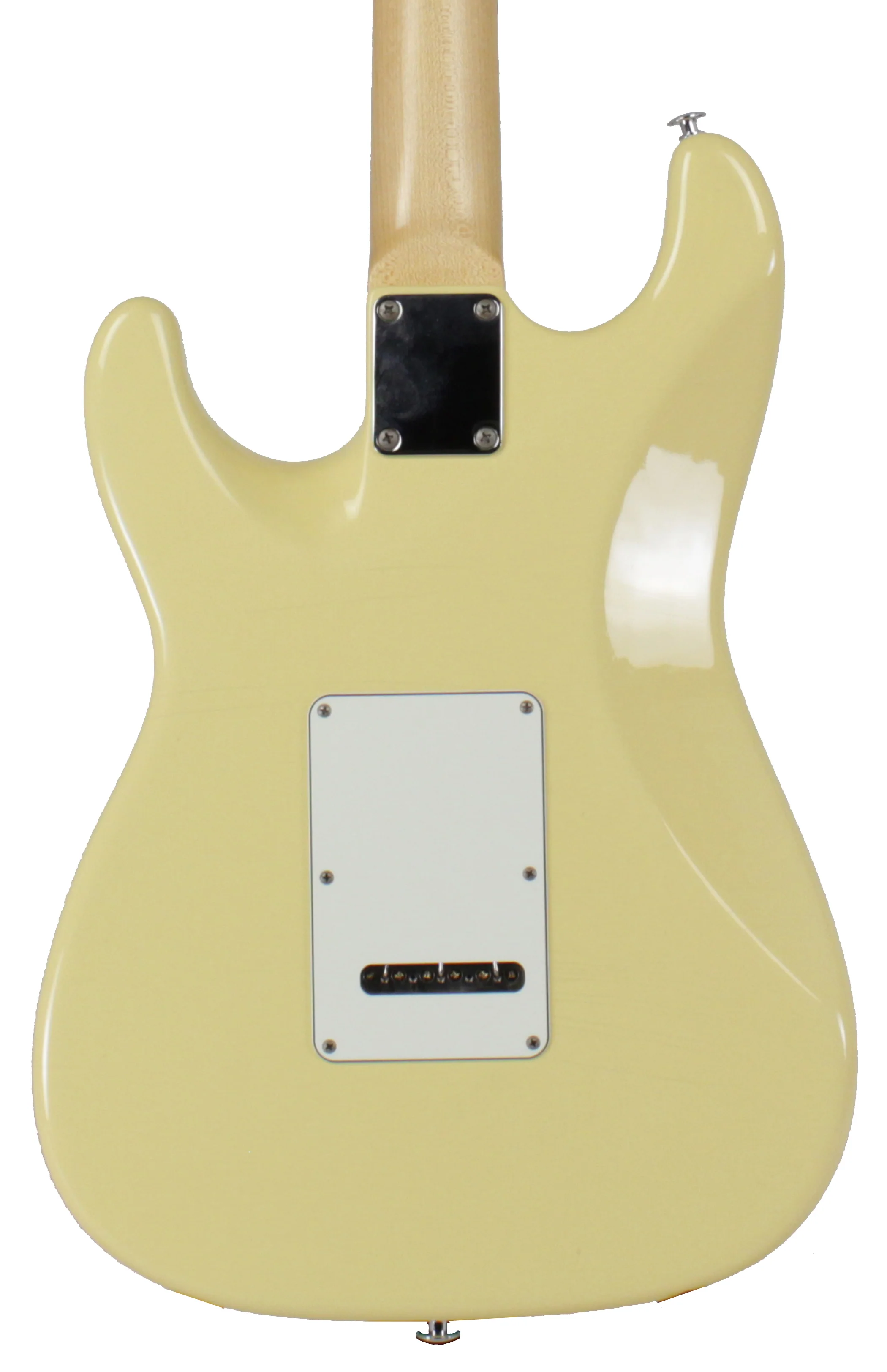Suhr Classic S Antique Guitar, Vintage Yellow, Maple - Image 6