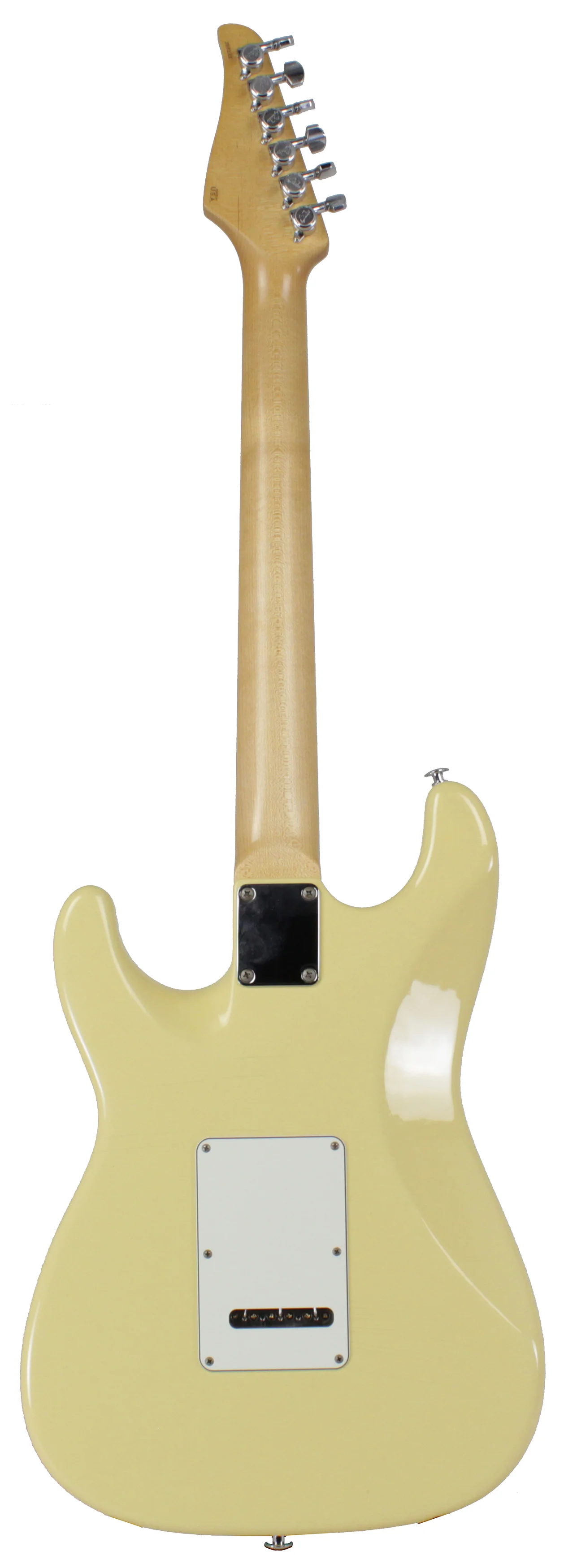 Suhr Classic S Antique Guitar, Vintage Yellow, Maple - Image 7