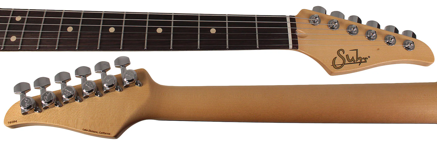 Suhr Classic S Antique Guitar, Vintage Yellow, Rosewood, HSS - Image 7