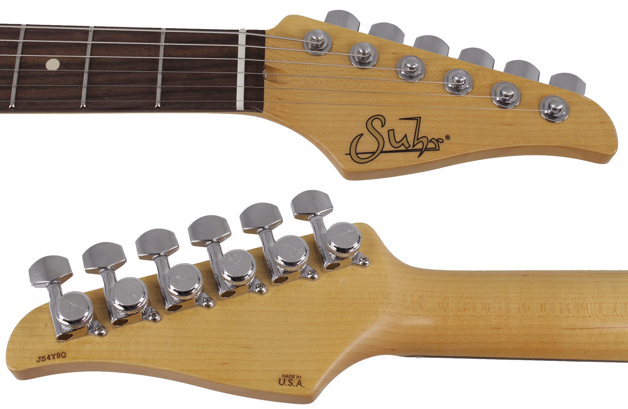 Suhr Classic S Antique Guitar, Vintage Yellow, Rosewood, HSS - Image 8