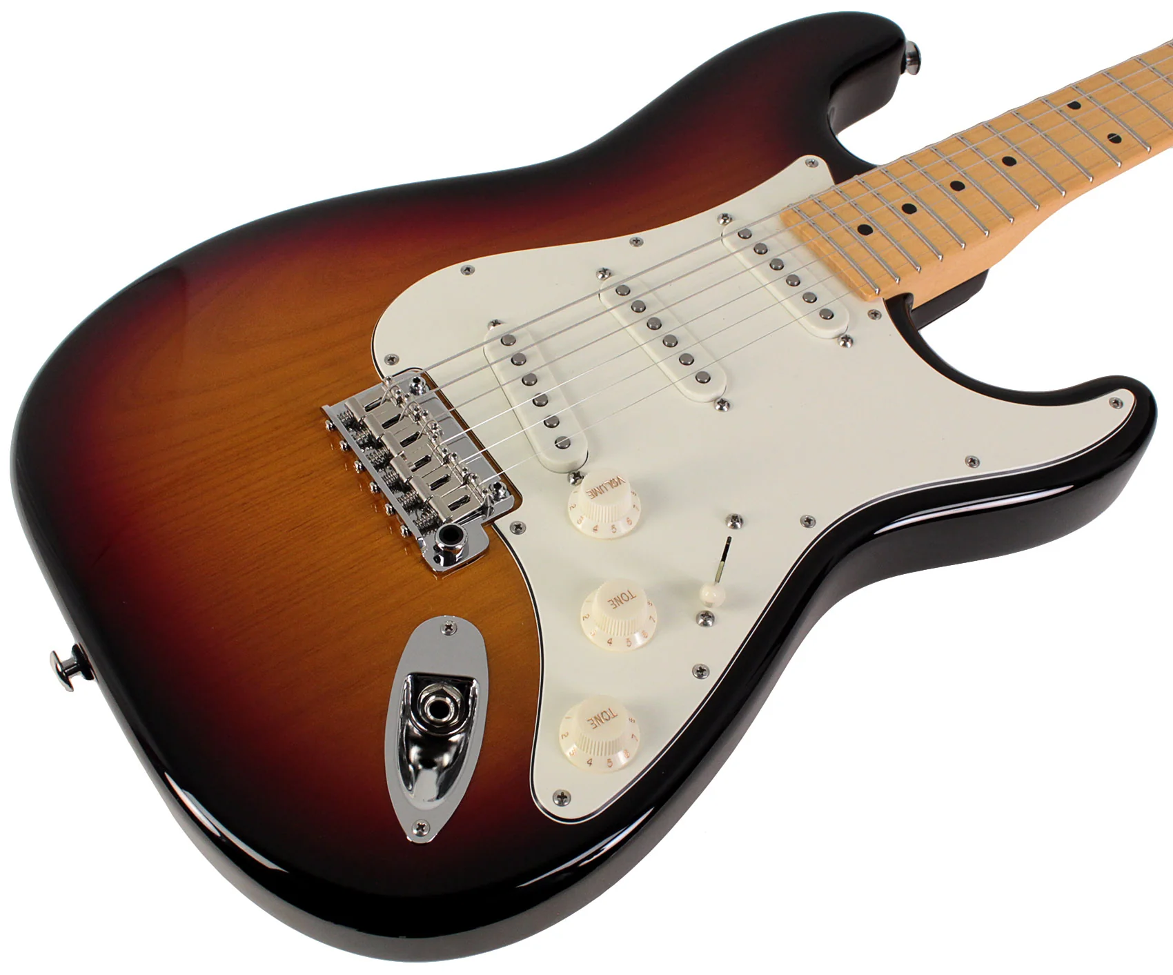 Suhr Classic S Guitar, 3 Tone Burst, Maple - Image 2