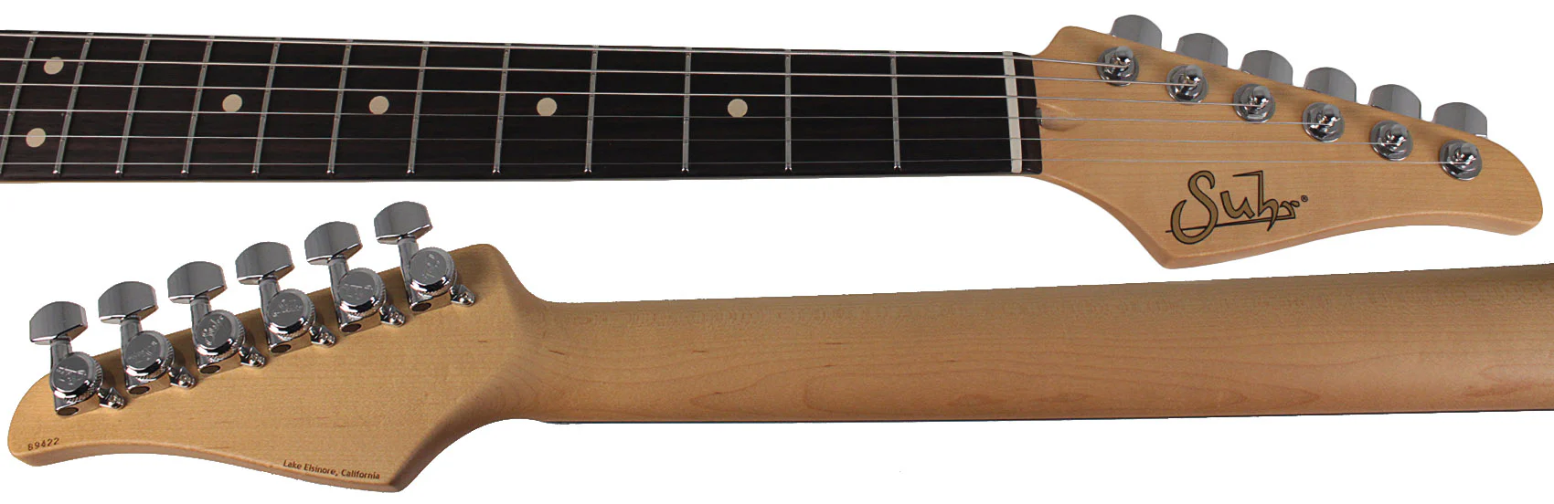 Suhr Classic S Guitar, 3 Tone Burst, Rosewood - Image 8