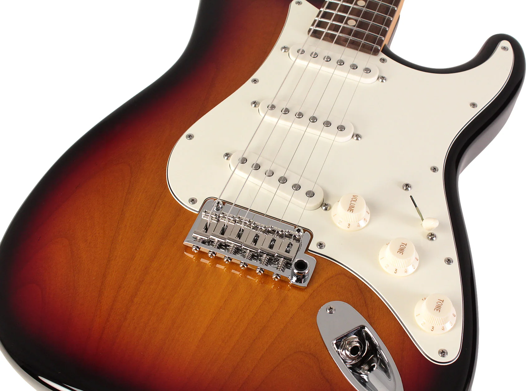 Suhr Classic S Guitar, 3 Tone Burst, Rosewood - Image 3