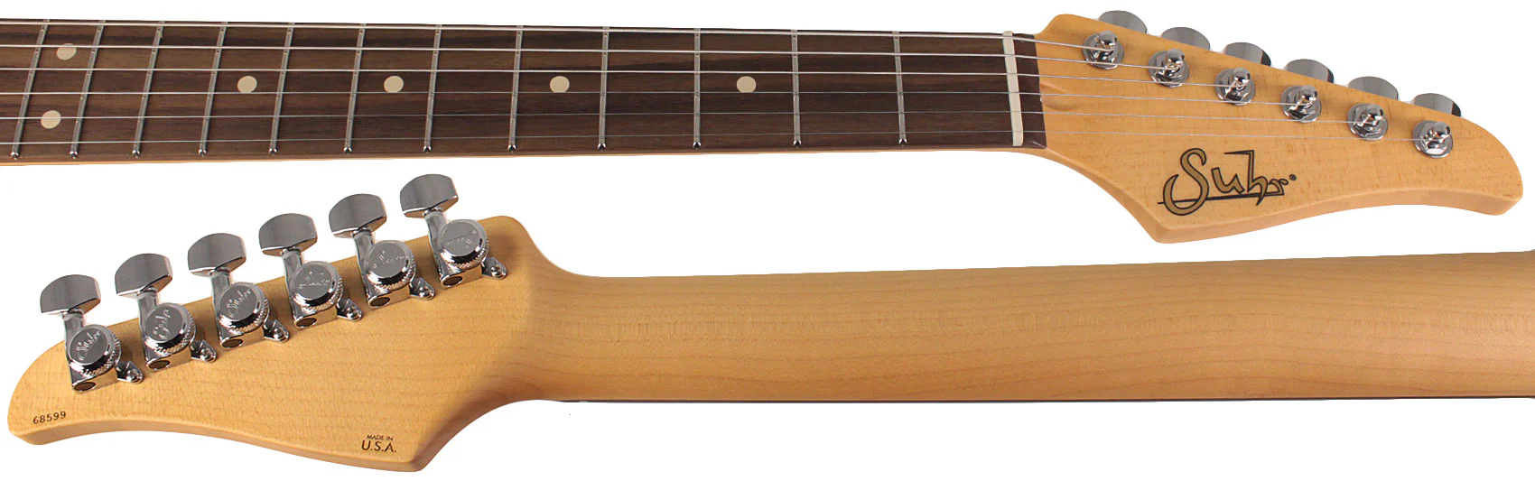 Suhr Classic S Guitar, 3 Tone Burst, Rosewood - Image 8