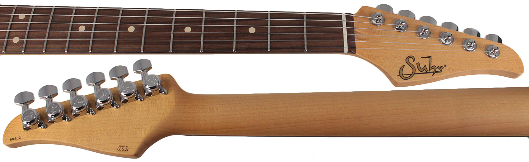 Suhr Classic S Guitar, Black, Rosewood - Image 6