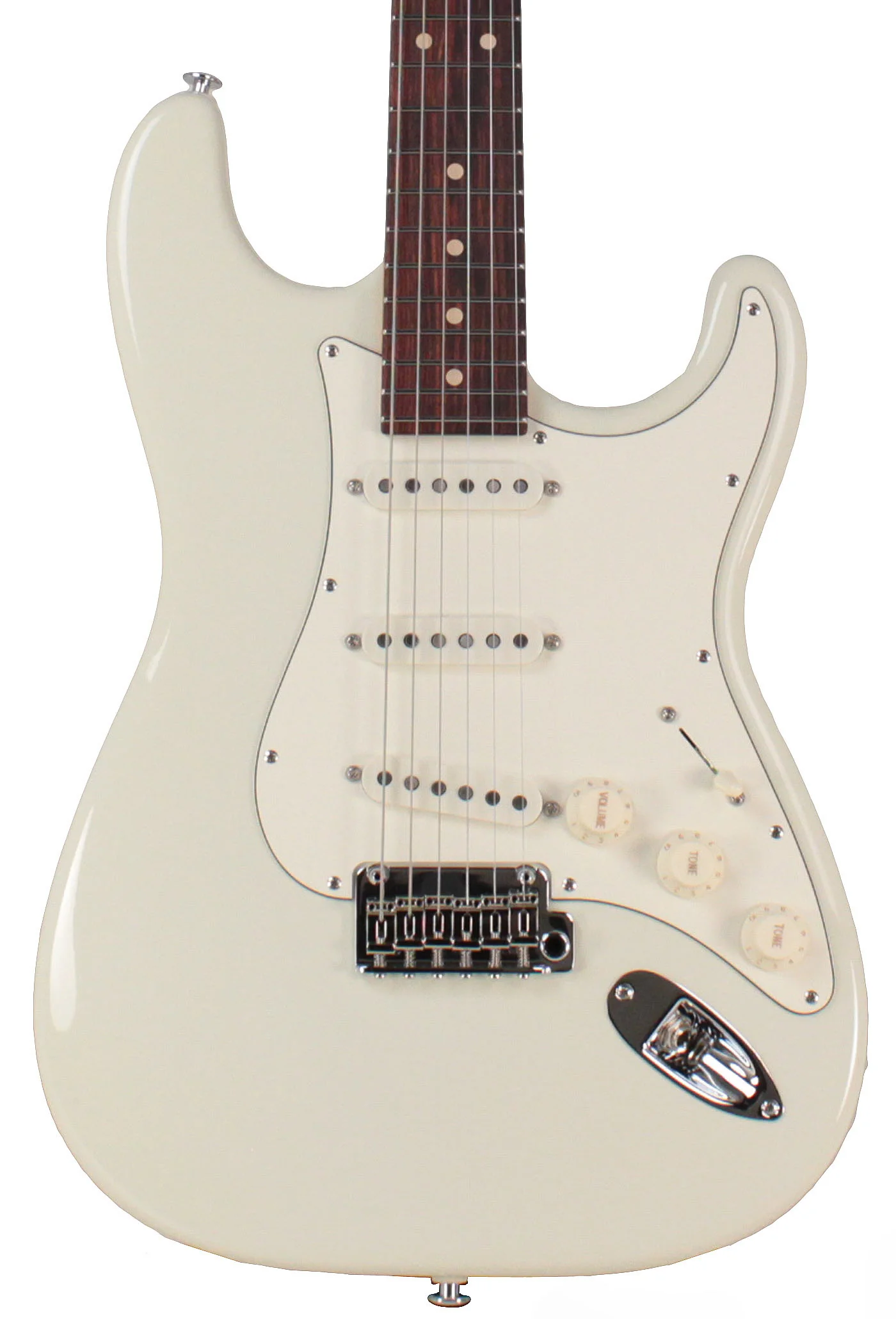 Suhr Classic S Guitar, Olympic White, Rosewood - Image 6