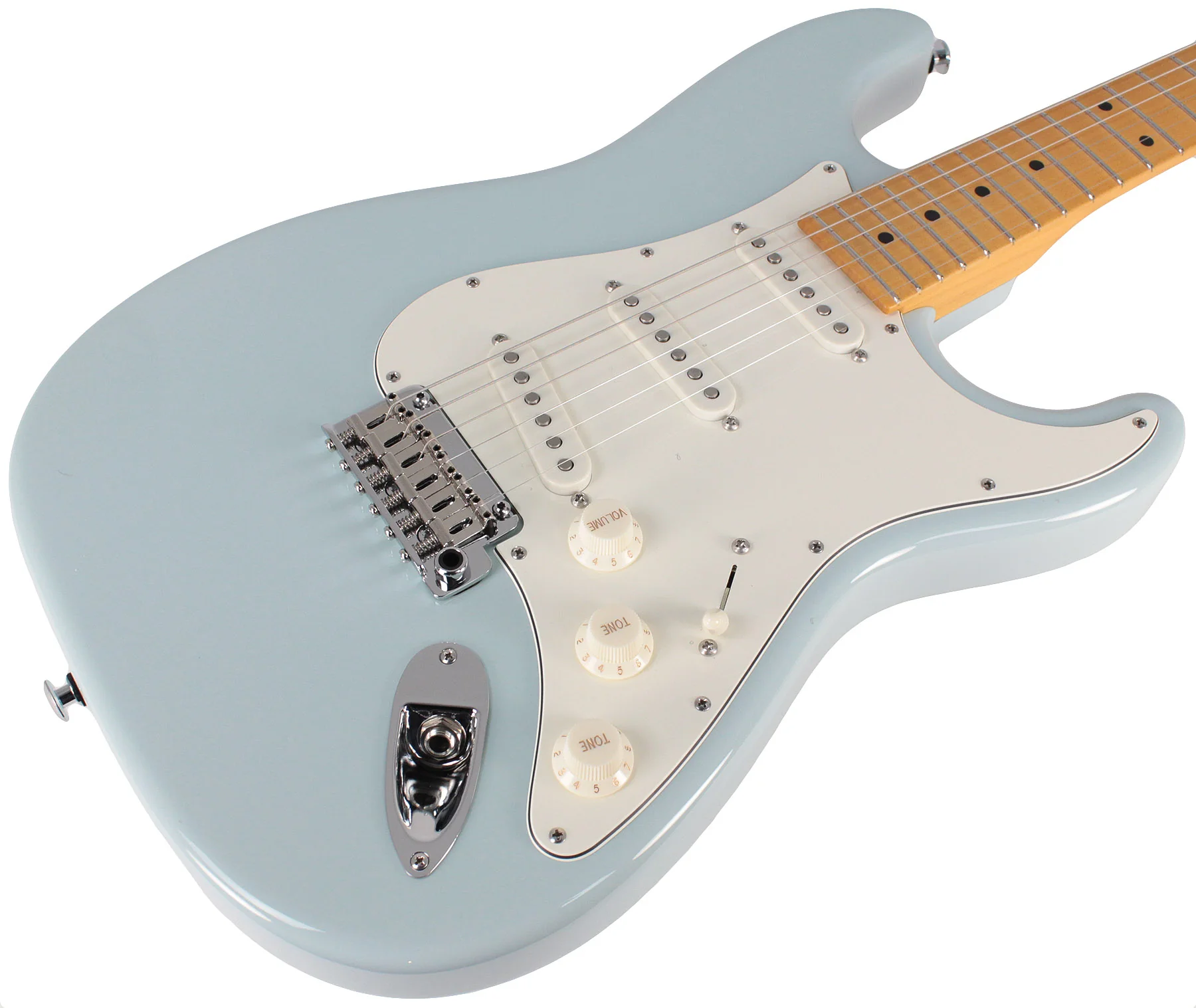Suhr Classic S Guitar, Sonic Blue, Maple - Image 2