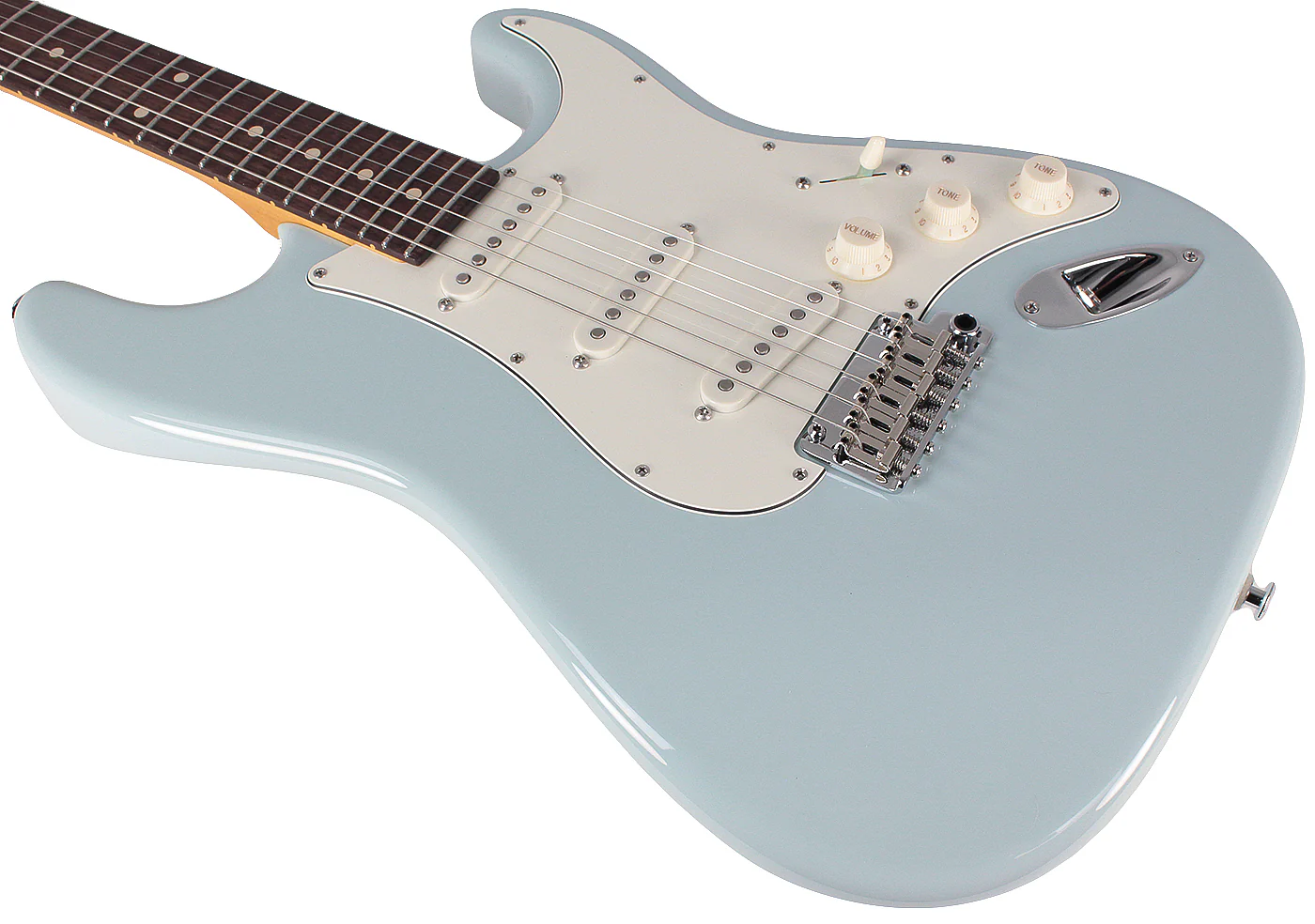 Suhr Classic S Guitar, Sonic Blue, Rosewood - Image 4