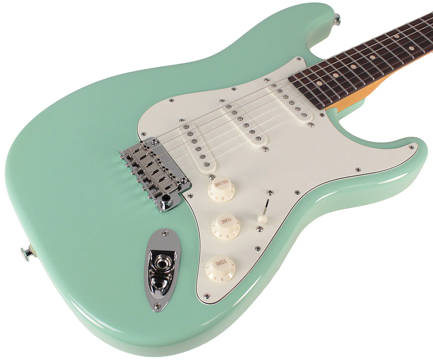 Suhr Classic S Guitar, Surf Green, Rosewood - Image 2
