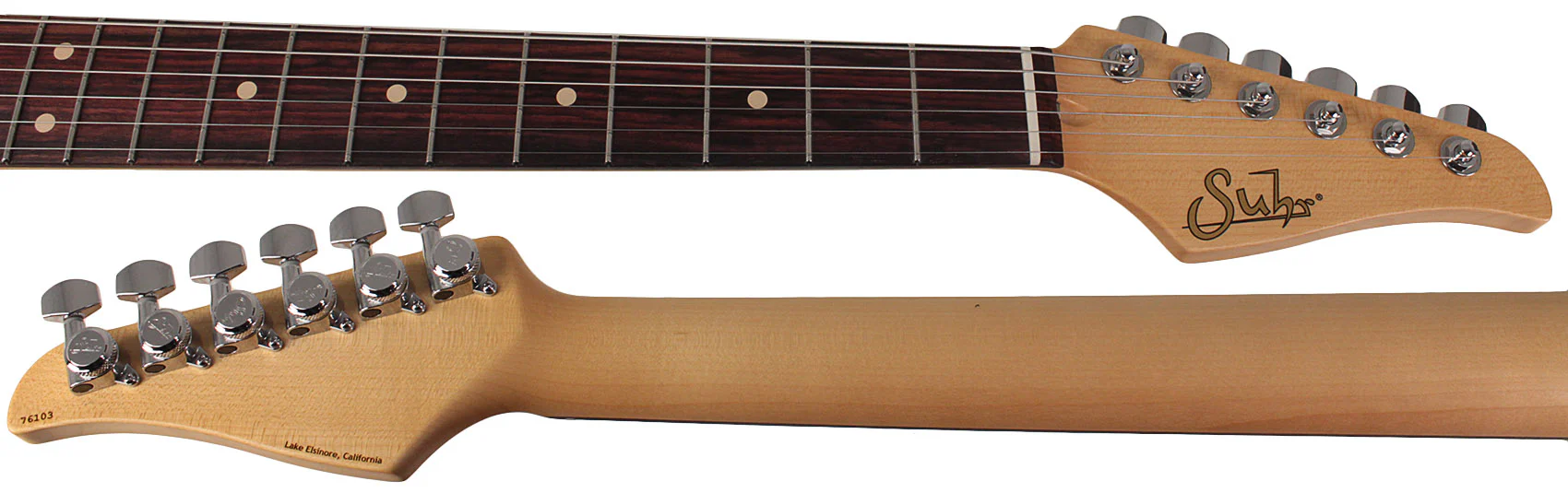 Suhr Classic S HSS Antique Guitar, Olympic White, Rosewood - Image 9