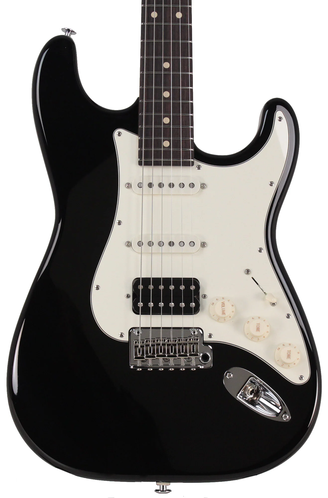 Suhr Classic S HSS Guitar, Black, Rosewood - Image 6