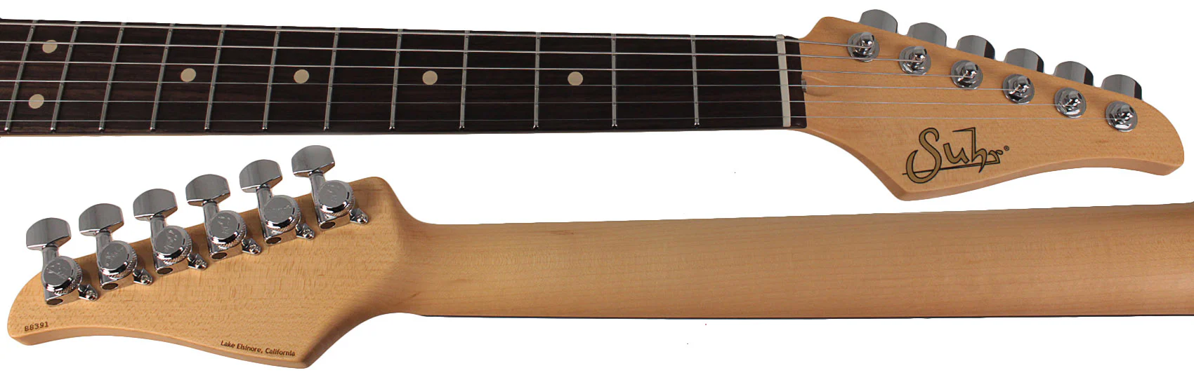 Suhr Classic S HSS Guitar, Black, Rosewood - Image 8