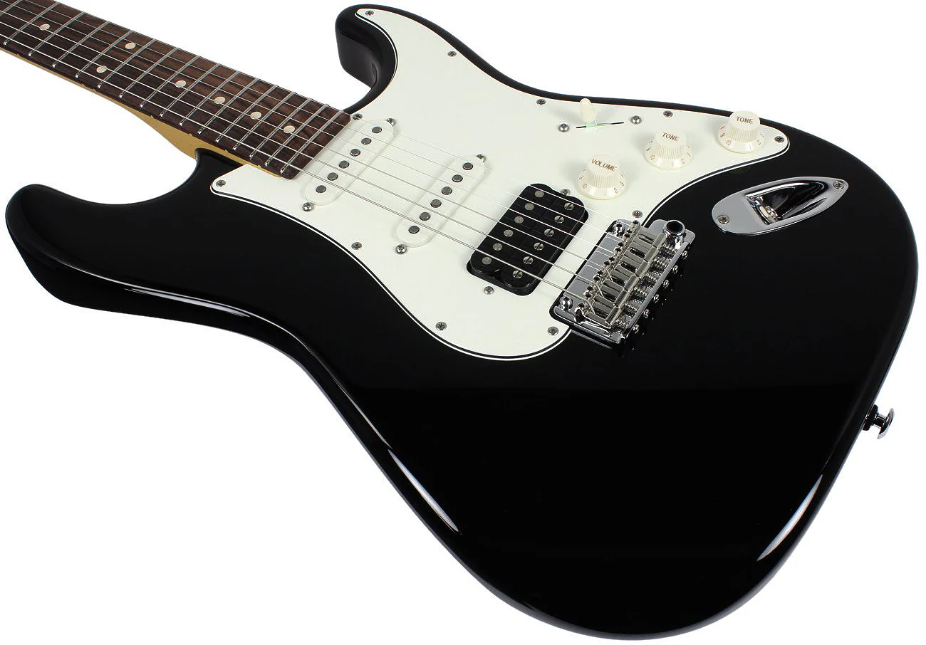 Suhr Classic S HSS Guitar, Black, Rosewood - Image 4