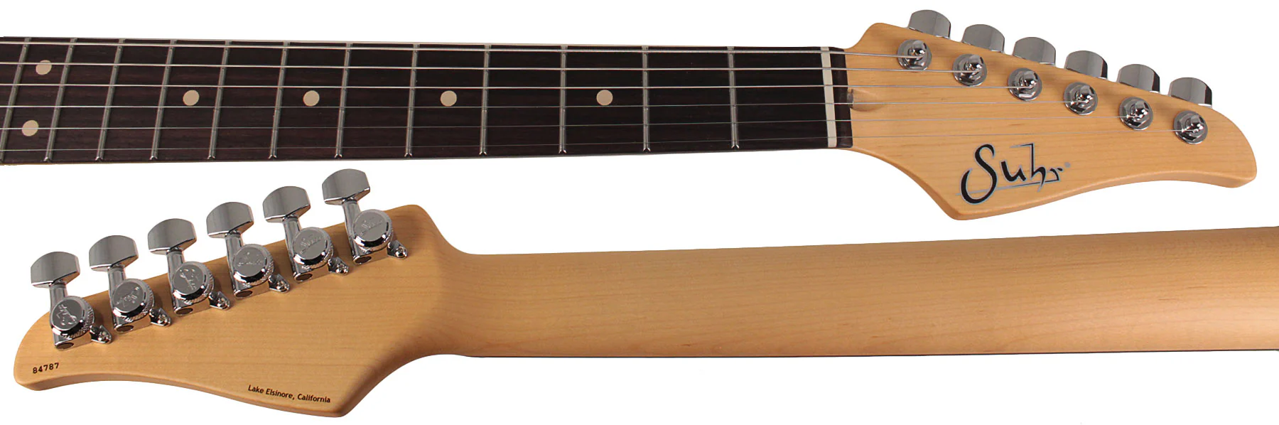 Suhr Classic S HSS Guitar, Ice Blue Metallic, Rosewood - Image 6