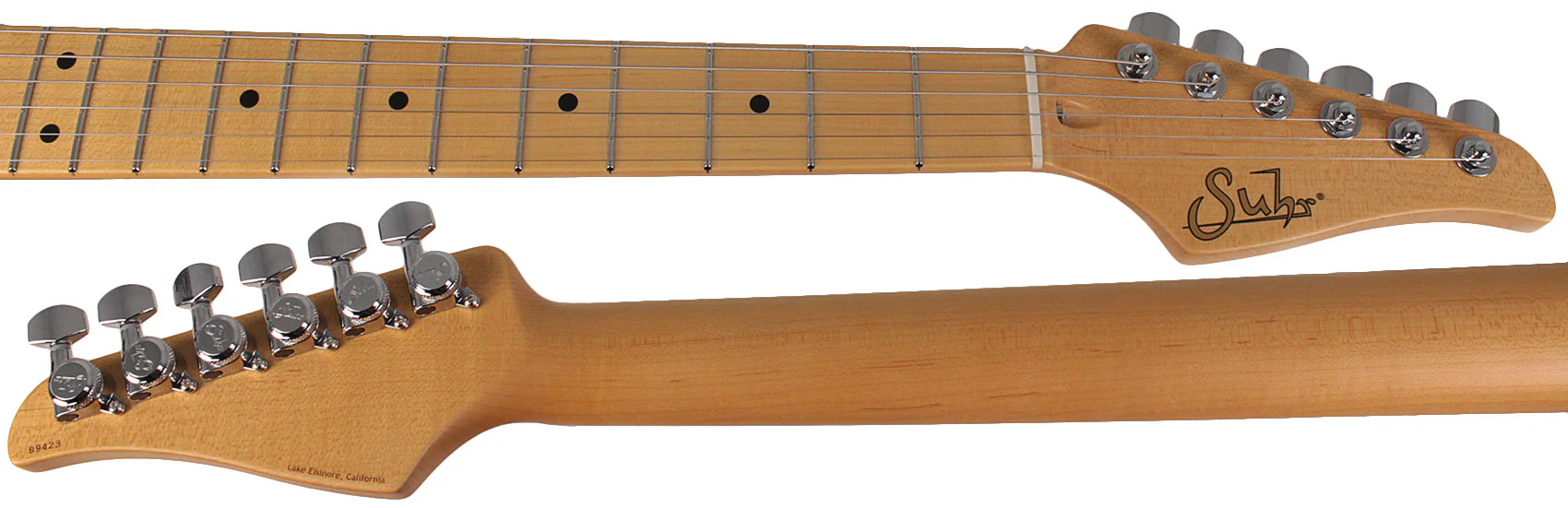 Suhr Classic S HSS Guitar, Olympic White, Maple - Image 9