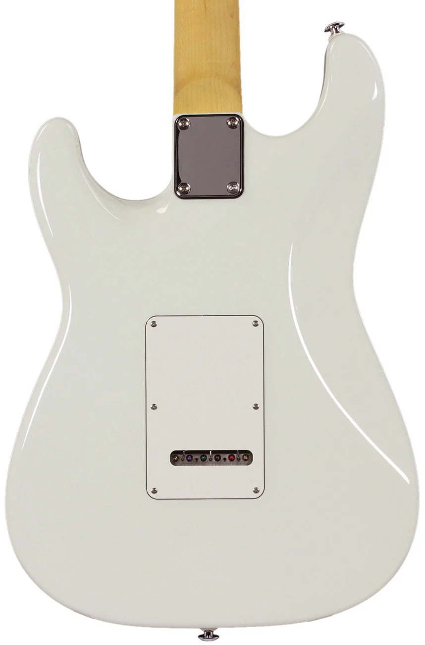 Suhr Classic S HSS Guitar, Olympic White, Maple - Image 4