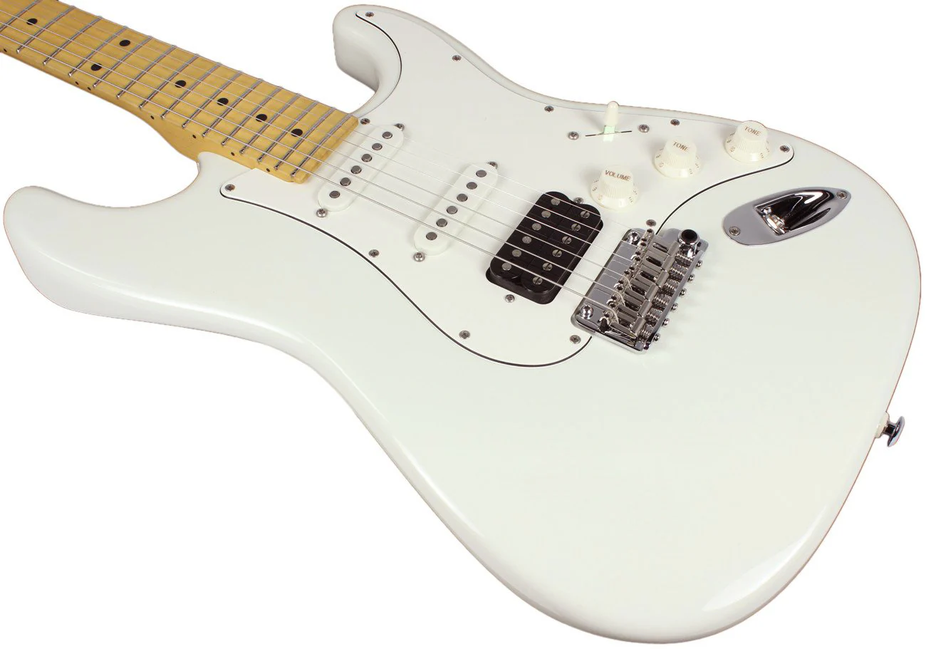 Suhr Classic S HSS Guitar, Olympic White, Maple - Image 5