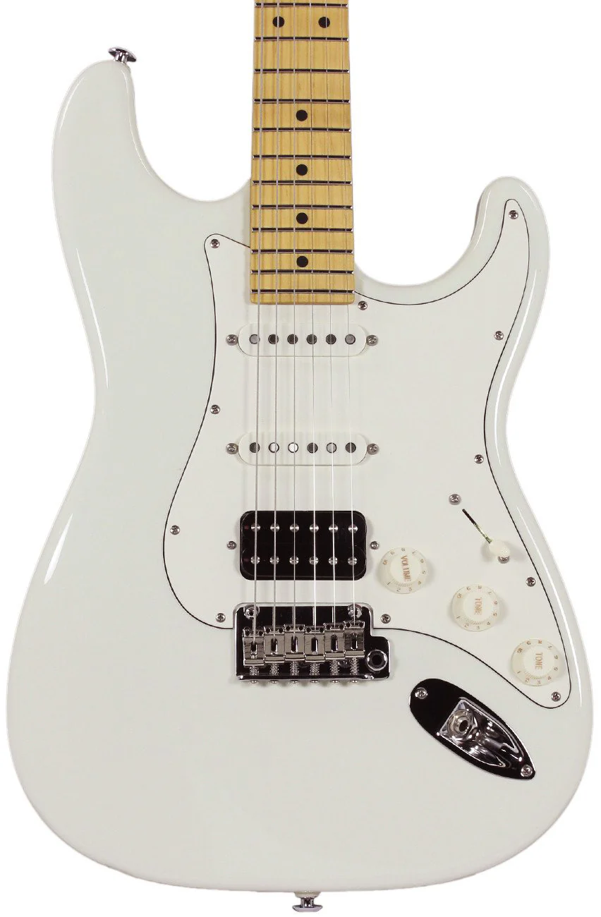 Suhr Classic S HSS Guitar, Olympic White, Maple - Image 7